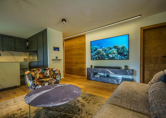 Appartement Luxury Mountain With Private Sauna And Underground Parking Sankt Moritz